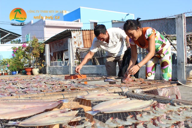 Làng nghề cá khô An Thủy - Du lịch Bến Tre Tiền Giang